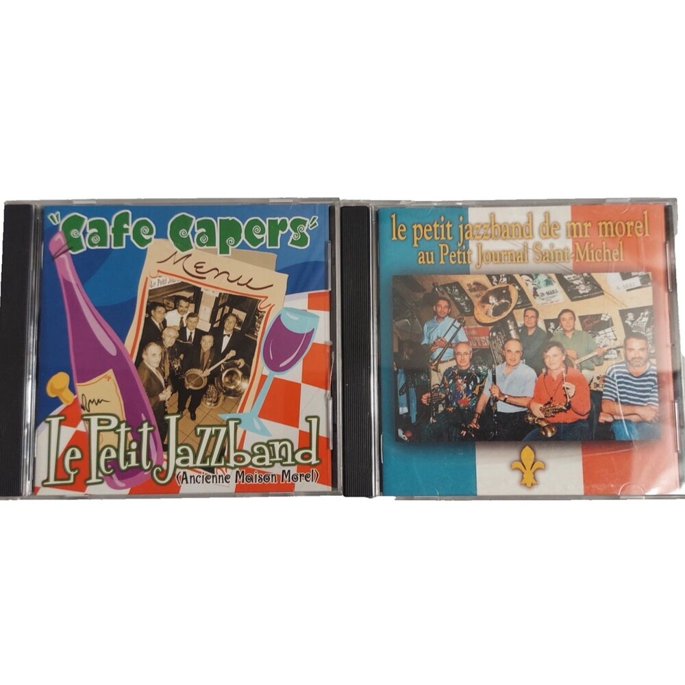 Lot of 2 Traditional Jazz CD Le Petit Jazzband Dixieland Stomp Off Collection